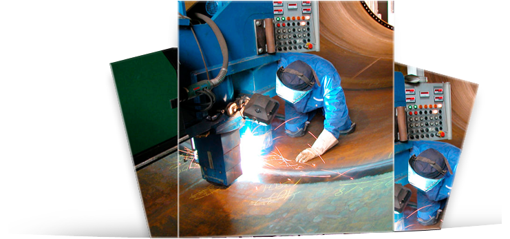 Machinery and plant welding services.