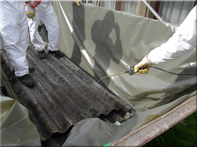 Asbestos removal in London