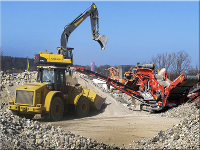 Concrete crushing services